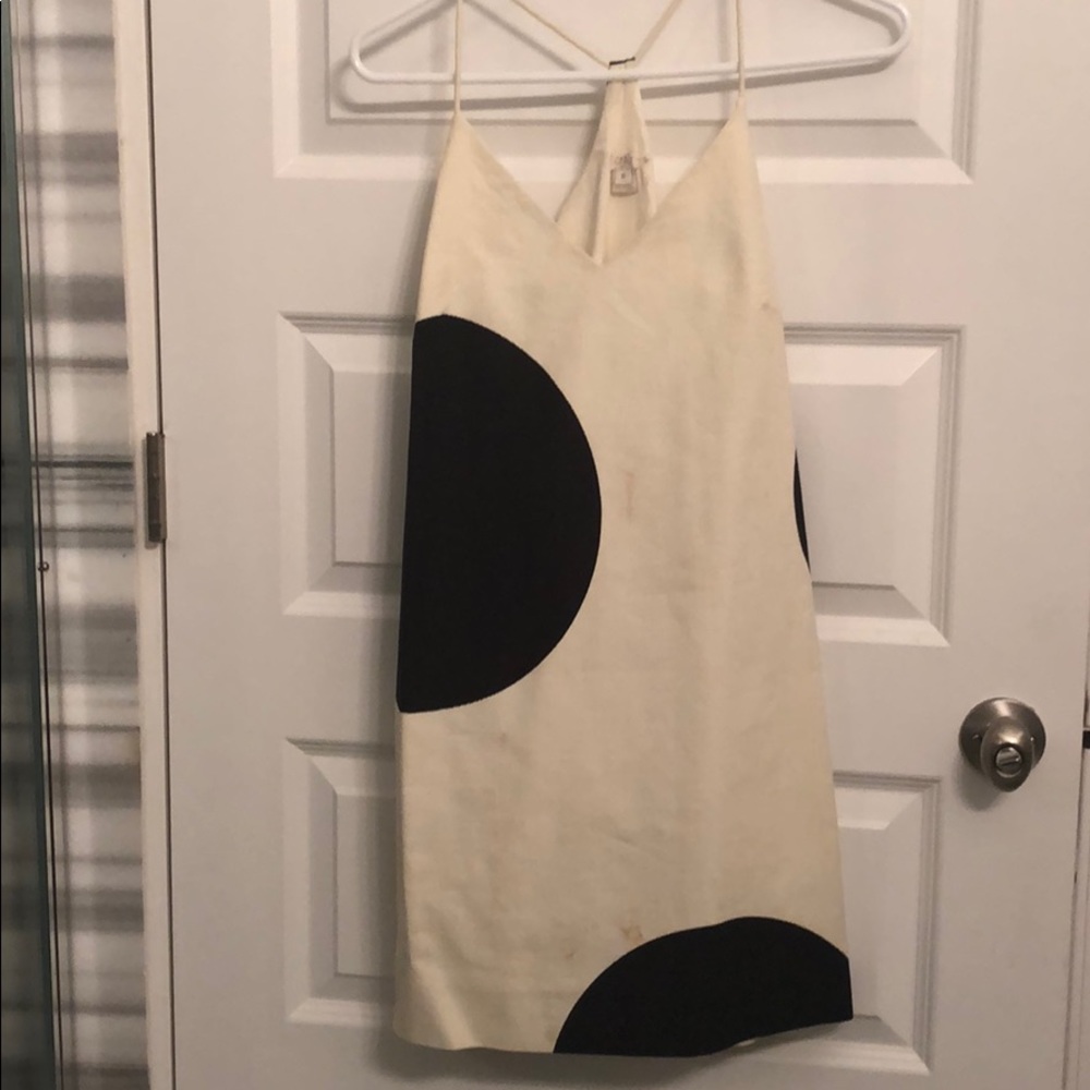 Jcrew derby canvas dress polka dot
